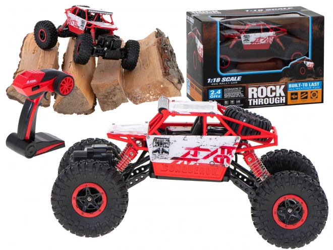 Voiture RC Buggy 1:12 4x4 – Rouge