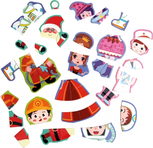 95 pièces magnétiques pour des combinaisons infinies