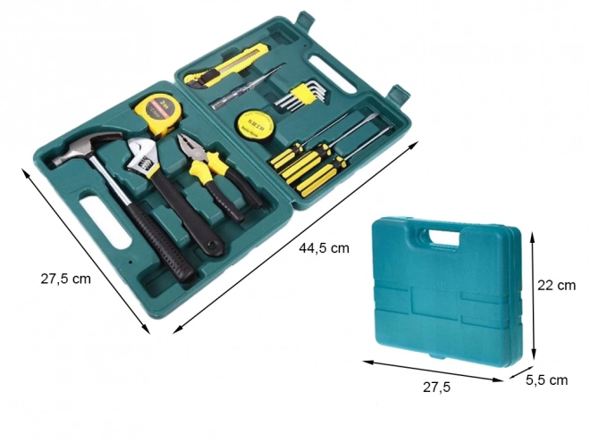 Ensemble d'outils de 15 pièces dans une mallette