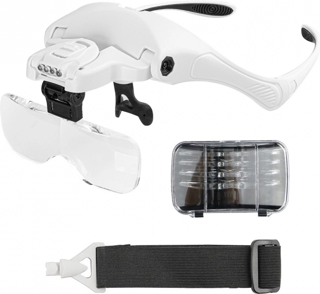 Loupe oculaire de précision avec LED