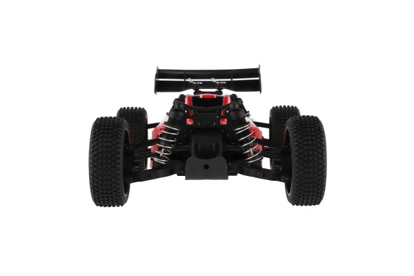 Voiture RC Buggy Bonzai Jubatus tout-terrain 30cm plastique 2,4GHz avec batterie + 2x pack supplémentaire dans la boîte 40x14x21 – Rouge