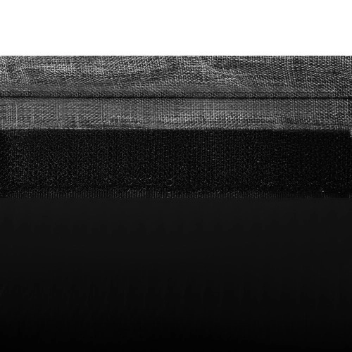 Panier à jouets gris avec tapis