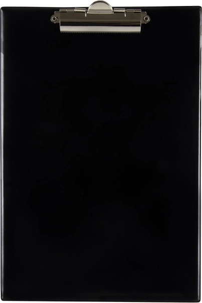 Sous-main A4 avec pince métallique Classic noir