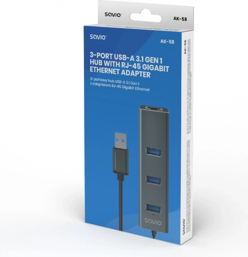 RJ‑45 Gigabit Ethernet jusqu’à 1000 Mb/s