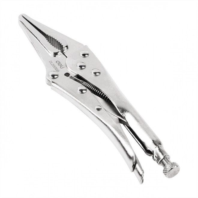 Pinces longues avec fermeture Deli Tools argentées