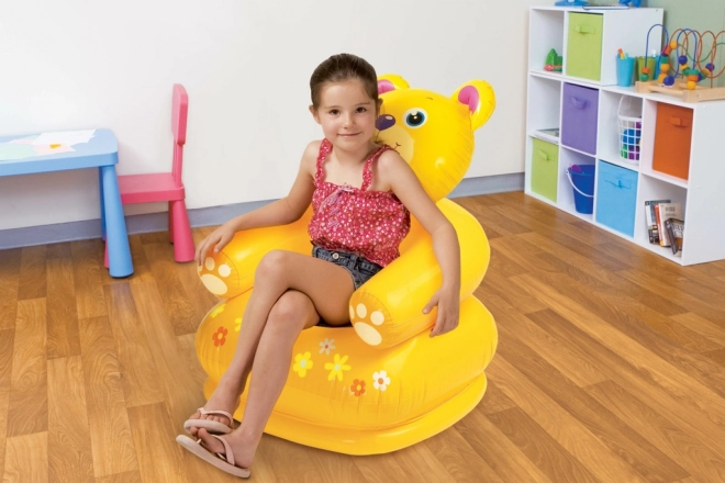 Assise confortable pour lire et regarder des dessins animés