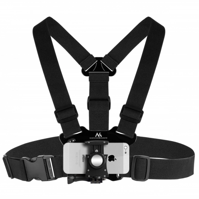 Harnais pectoral sportif pour téléphones et caméras