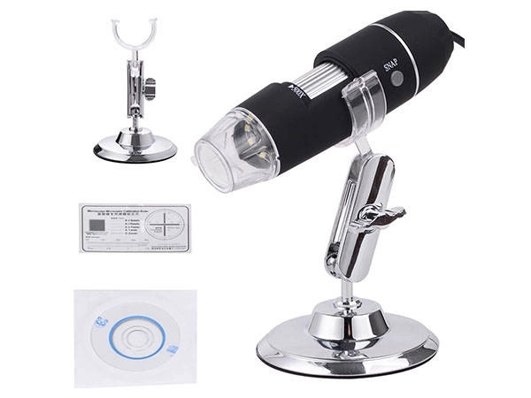 Microscope Numérique USB Professionnel avec Agrandissement jusqu'à 500x