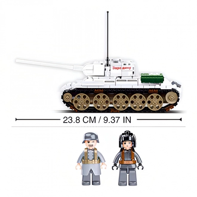 Sluban Bataille de Budapest M38-B0978 Char blanc T-34/85