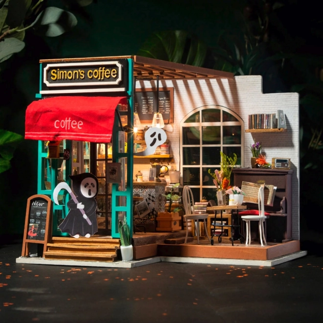 Café de Šimon - Café Miniature DIY dans une Maison de Poupée
