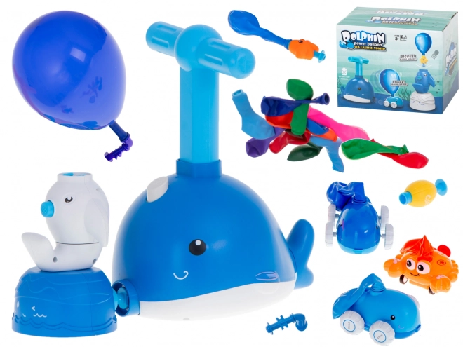 Lanceur de ballons aérodynamique - dauphin