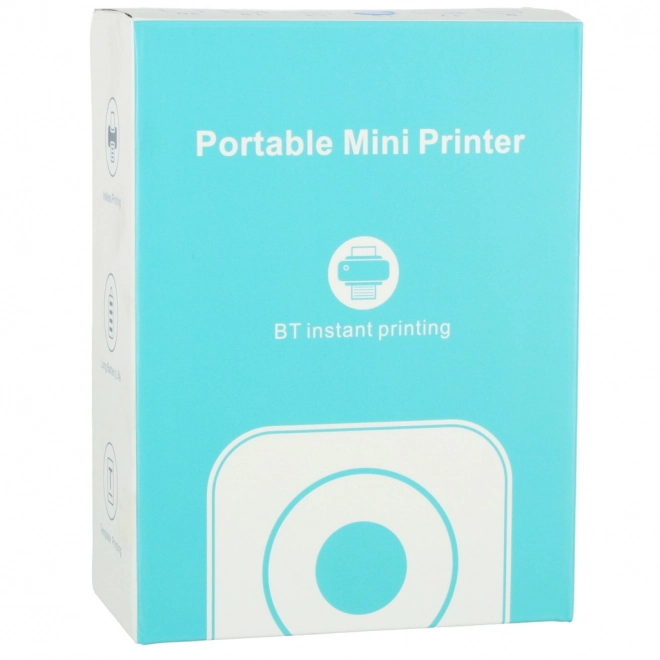 Imprimante mini mobile thermique Chat Bleu