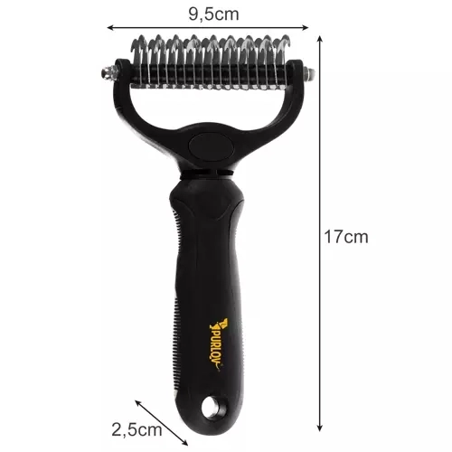 Peigne de toilettage pour animaux de compagnie Purlov 20427