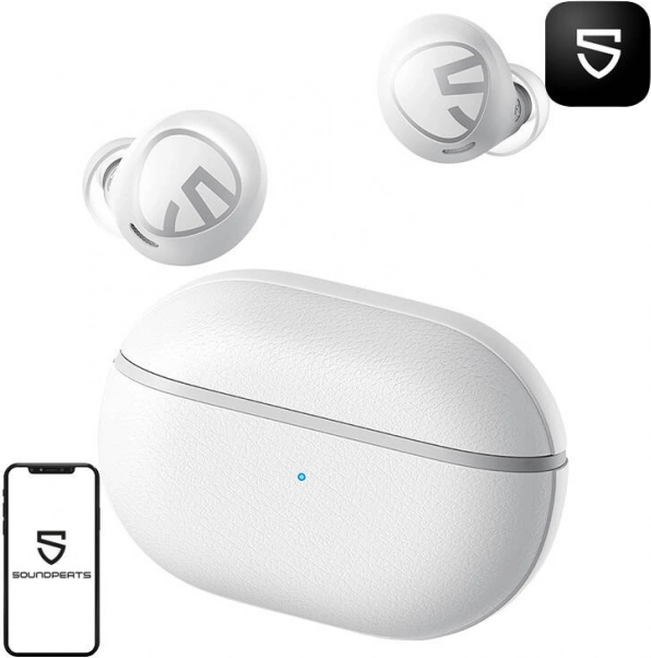 Écouteurs sans fil Soundpeats Free2 Classic blancs