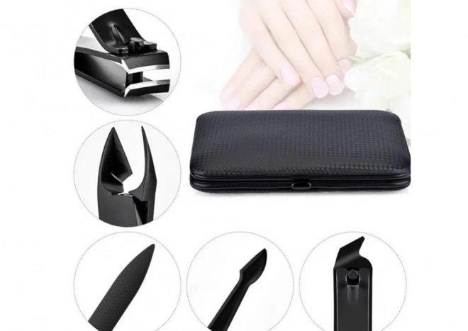 Ensemble de manucure 16 pièces pour le soin des ongles et des cuticules