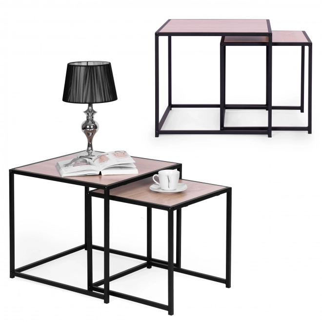 Ensemble de 2 tables de conférence, design Loft