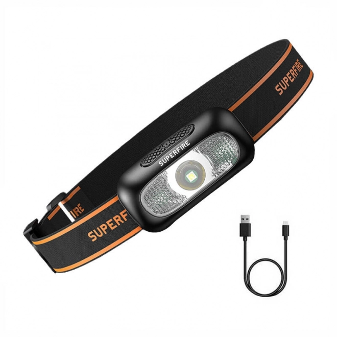 Lampe Frontale Superfire HL05-D, 110 lm, USB