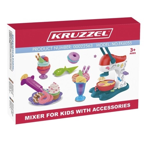 Ensemble de pâte à modeler Kruzzel 22563