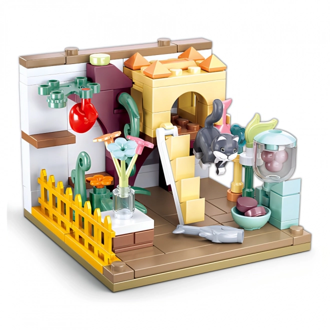 Sluban Maison pour chat ensemble de construction