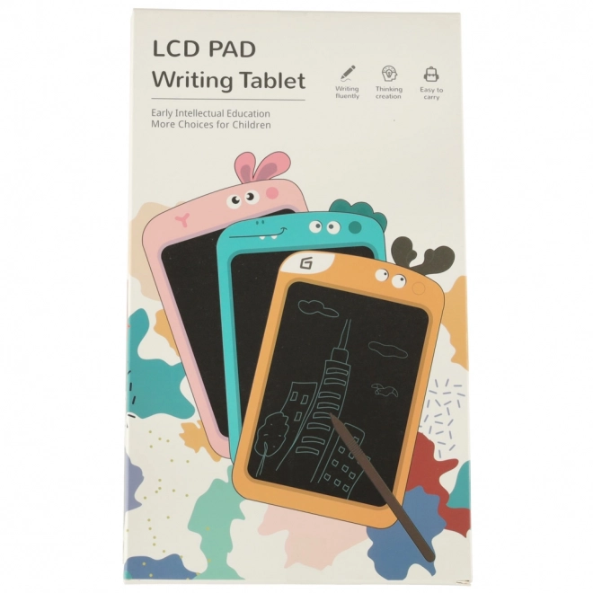 Tablette de dessin avec lapin 8,5' rose