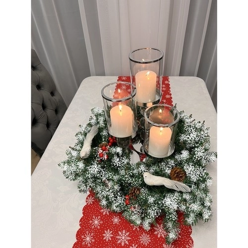 Guirlande de Noël enneigée Ruhhy 22302