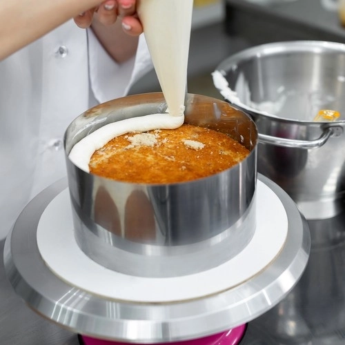 Moule à gâteau 20 cm en acier inoxydable