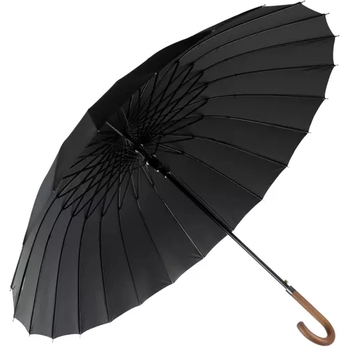 Parapluie 24 baleines - noir