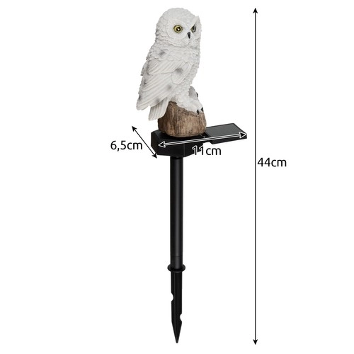 Lampe de jardin solaire - chouette Gardlov 23847