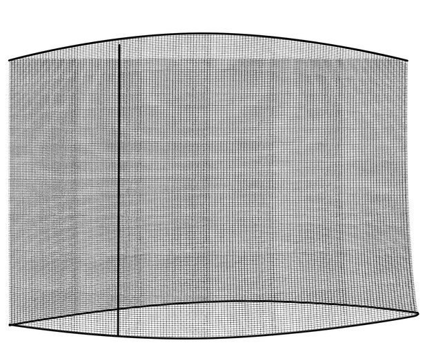 Moustiquaire parasol de jardin 3m - noir