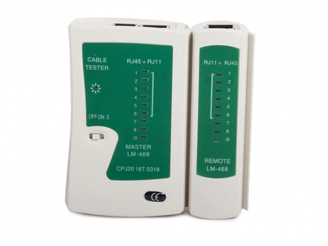 Testeur pour câbles réseau RJ45 et RJ11
