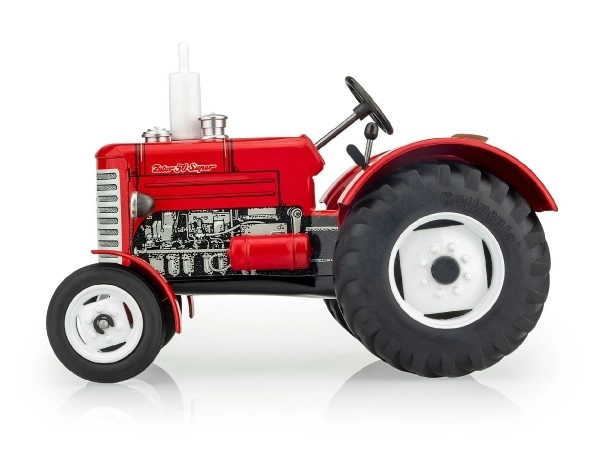 Tracteur Zetor 50 Super rouge à clé métal 15cm 1:25 en boîte Kovap