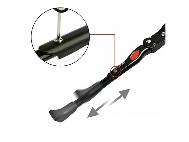 Béquille latérale réglable pour vélo