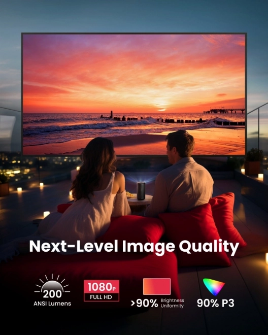 Projecteur portable Nebula Capsule 3 avec Full HD et Google TV