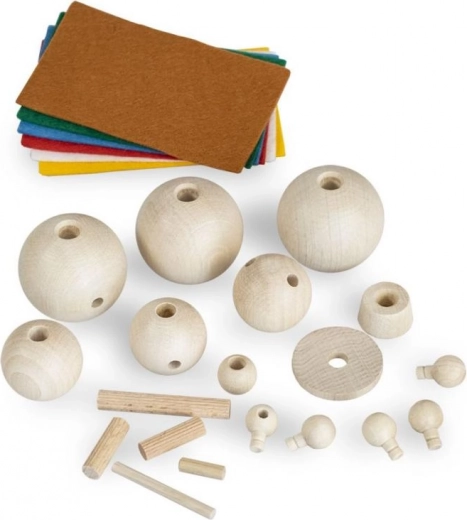 Détails colorés en feutre pour une touche créative