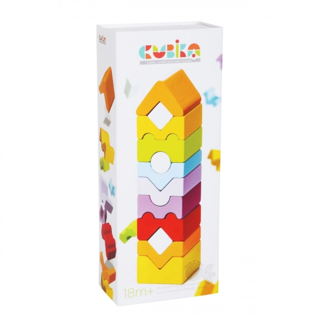 Tour XI - puzzle en bois CUBIKA, 12 pièces