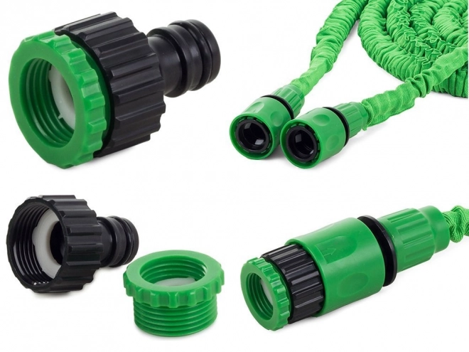 15m tuyau d'arrosage avec pistolet extensible DURABLE – Vert
