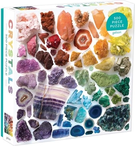 Puzzle GALISON Cristaux arc-en-ciel – 500 pièces