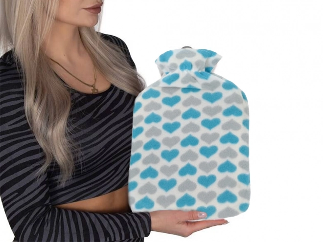 Bouillotte chauffante avec doublure douce