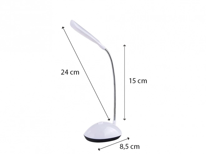 Lampe de bureau LED blanche pour l'école