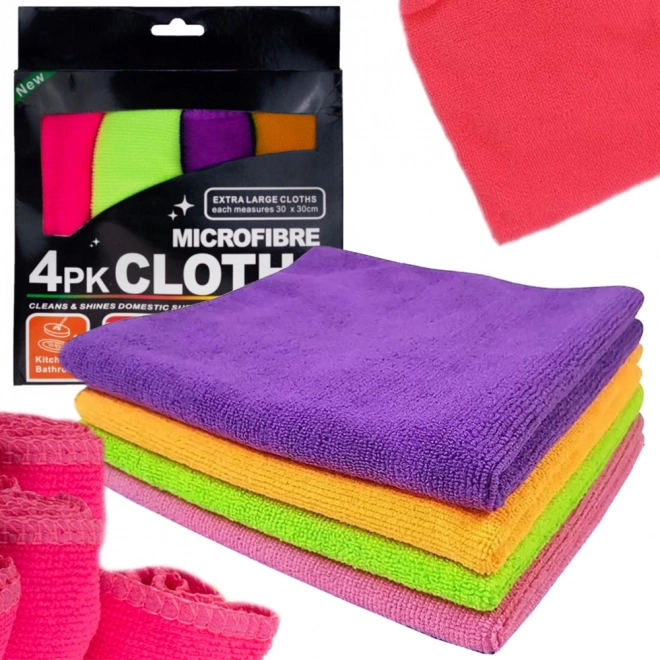 Ensemble de chiffons de nettoyage en microfibre