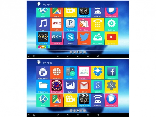 Boîtier TV intelligent avec Android 4K