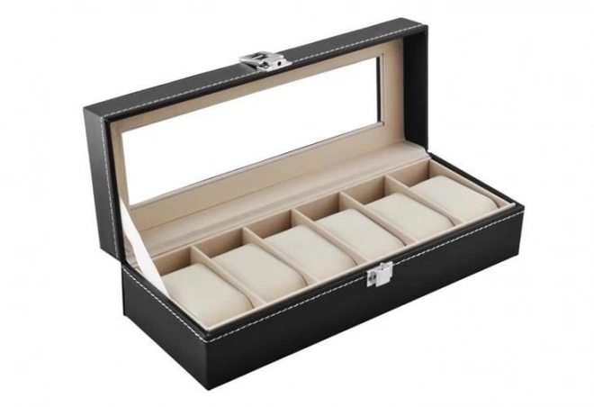 Organisateur de montres 6 compartiments