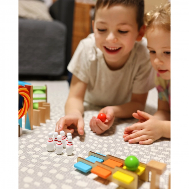 Blocs de construction en bois domino / puzzle domino Tooky Toy