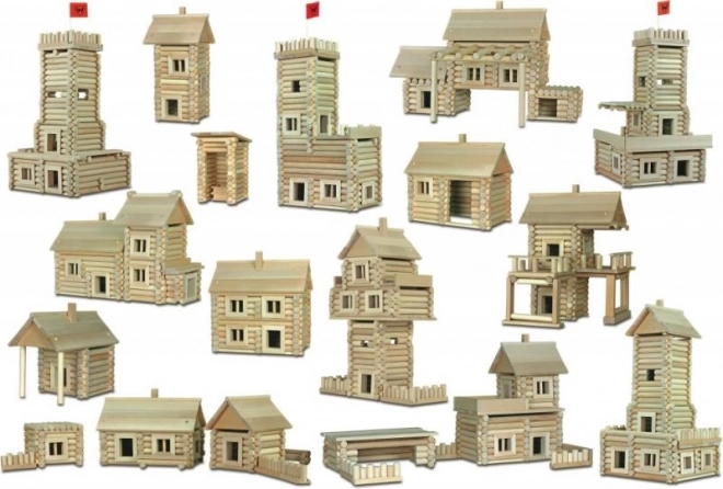 Construction en bois Walachia Vario Massive 209 pièces