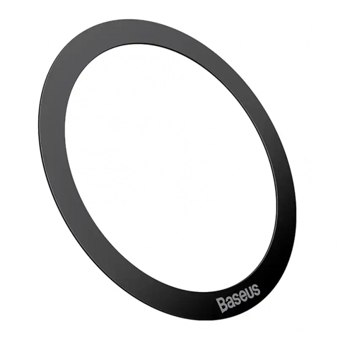 Anneau magnétique Baseus Halo pour téléphones, MagSafe (noir)