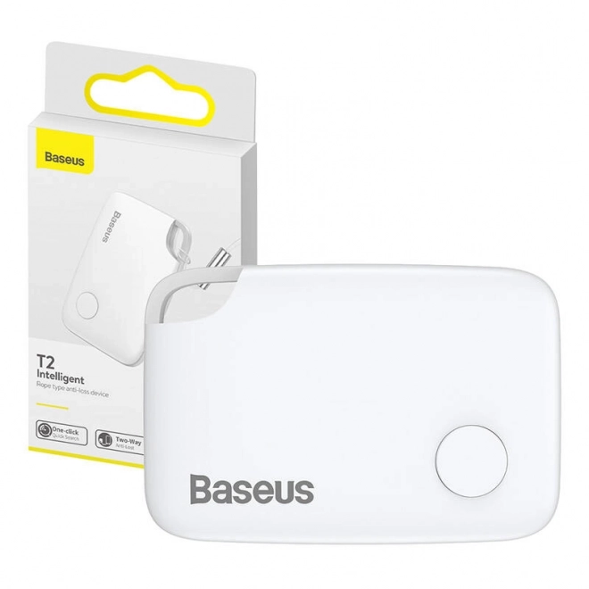 Mini localisateur intelligent Bluetooth Baseus T2 blanc