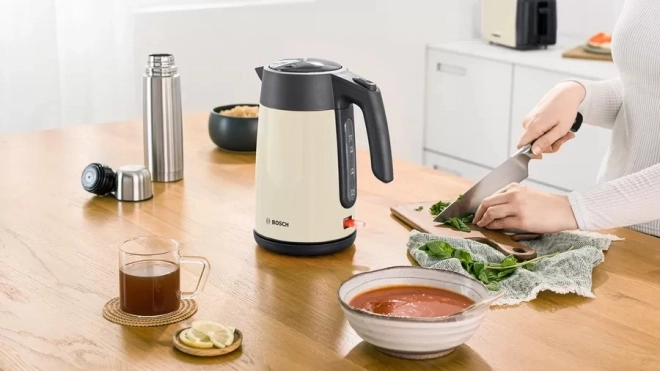 Bouilloire électrique Bosch beige 1,7l