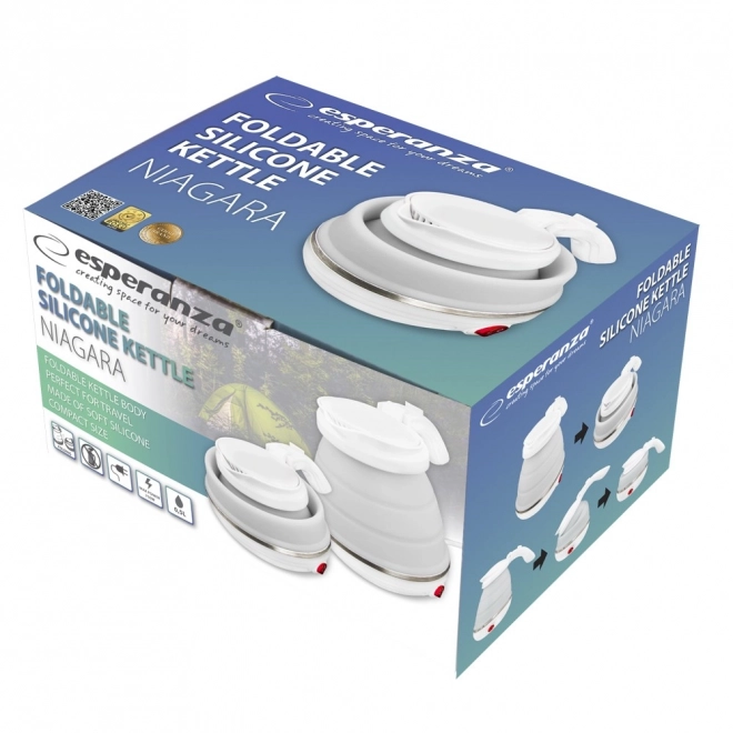 Bouilloire pliable en silicium Niagara 0,5 l