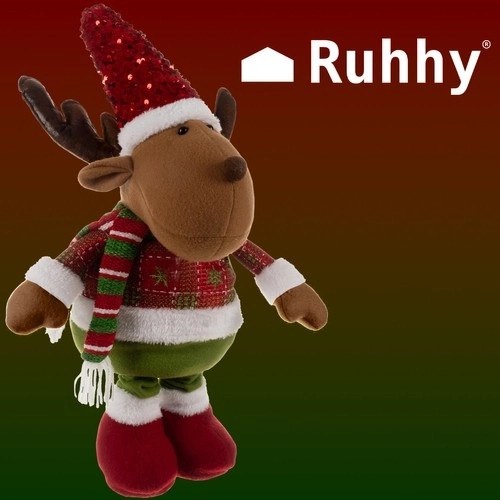Renne de Noël télescopique avec hauteur réglable