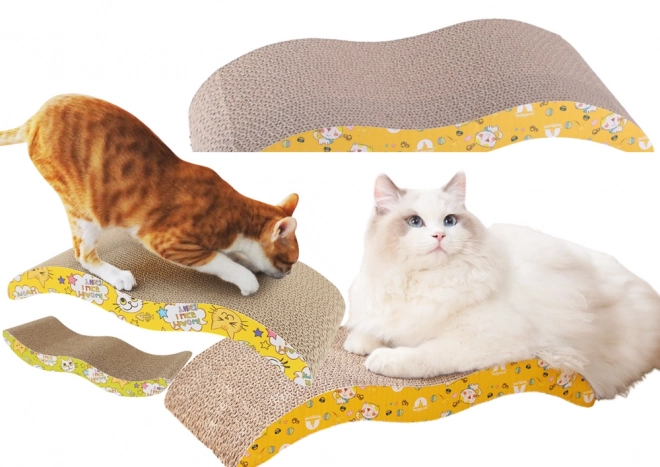 Griffoir écologique en carton et lit pour chats